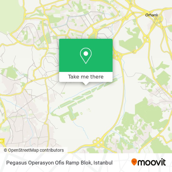 Pegasus Operasyon Ofis Ramp Blok map