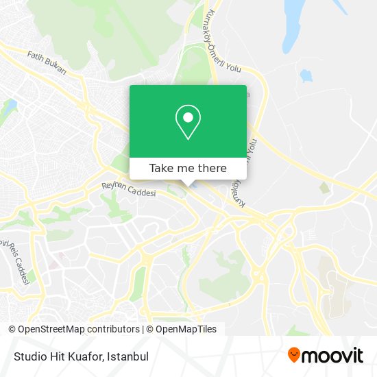 Studio Hit Kuafor map