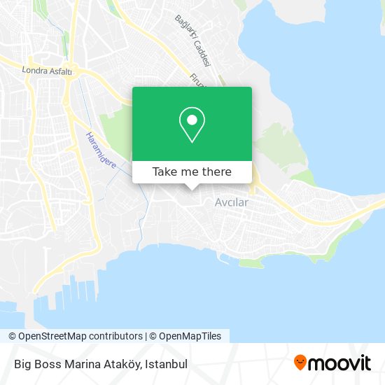 Big Boss Marina Ataköy map