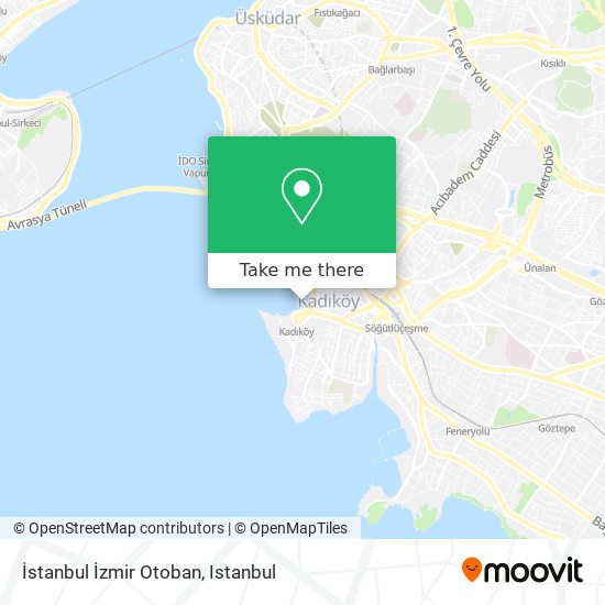 İstanbul İzmir Otoban map