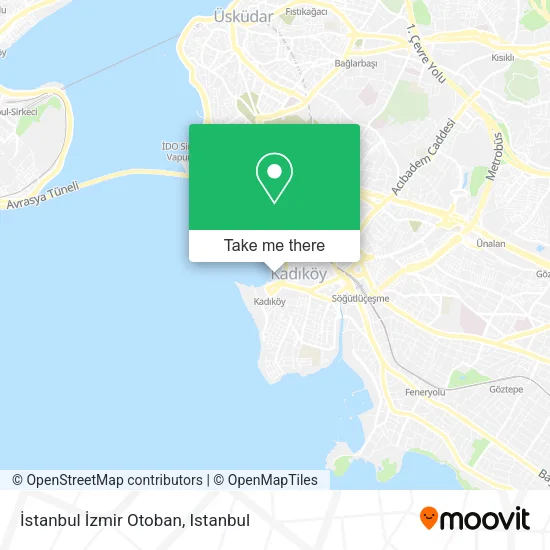 İstanbul İzmir Otoban map