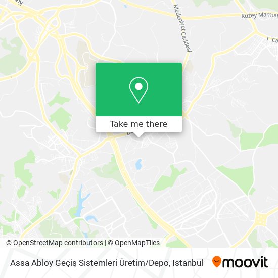 Assa Abloy Geçiş Sistemleri Üretim / Depo map