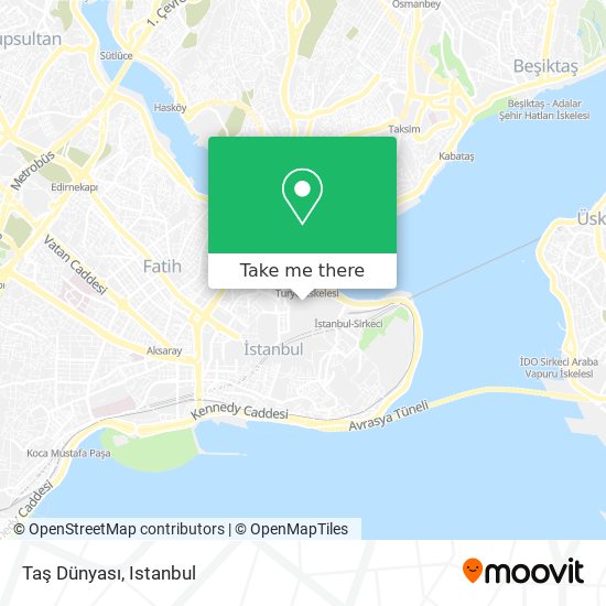 Taş Dünyası map