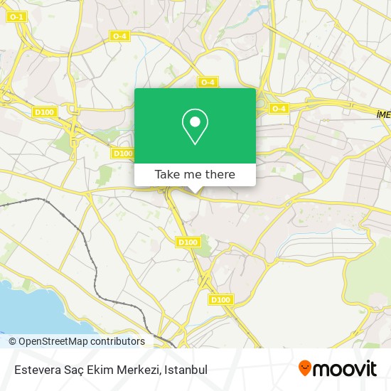 Estevera Saç Ekim  Merkezi map