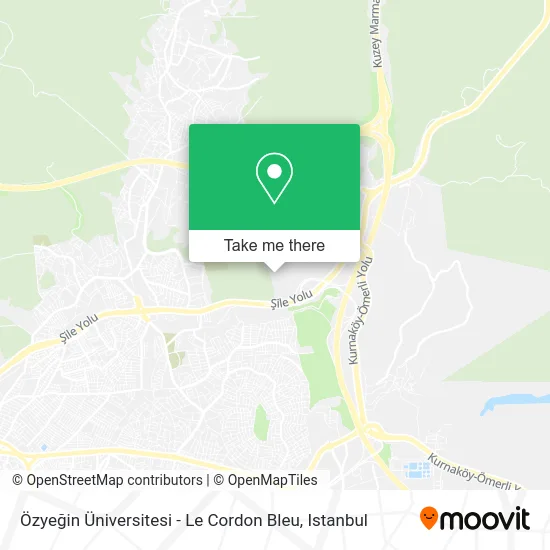 Özyeğin Üniversitesi - Le Cordon Bleu map