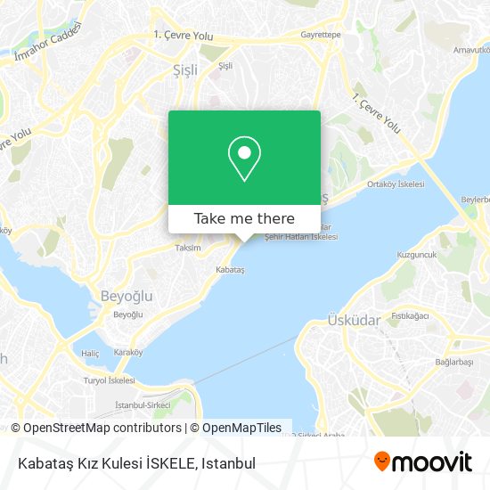 Kabataş Kız Kulesi İSKELE map