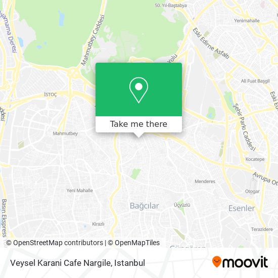 Veysel Karani Cafe Nargile map