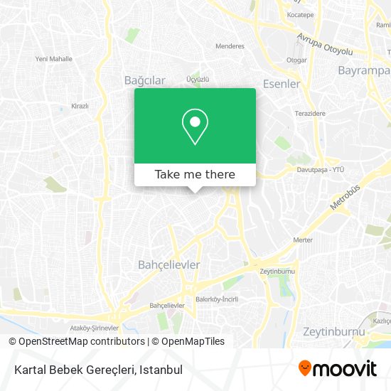 Kartal Bebek Gereçleri map