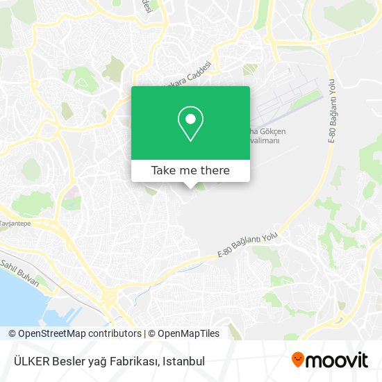 ÜLKER Besler yağ Fabrikası map