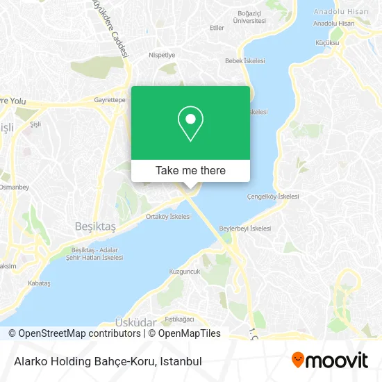 Alarko Holding Bahçe-Koru map
