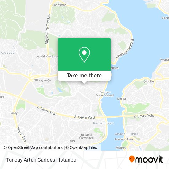 Tuncay Artun Caddesi map