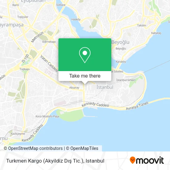 Turkmen Kargo (Akyildiz Dış Tic.) map