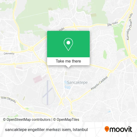 sancaktepe engelliler merkezi isem map