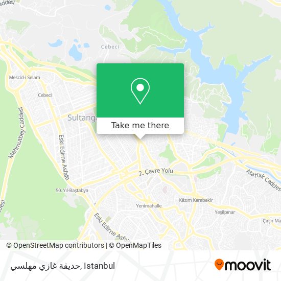 حديقة غازي مهلسي map