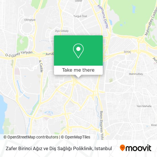 Zafer Birinci Ağız ve Diş Sağlığı Poliklinik map