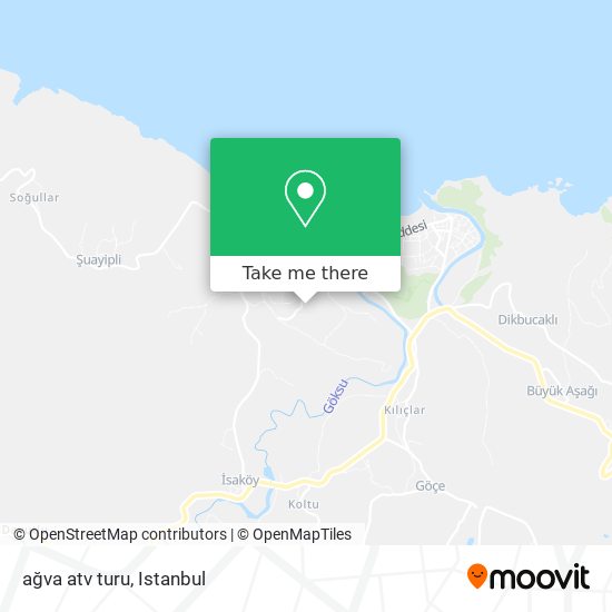 ağva atv turu map