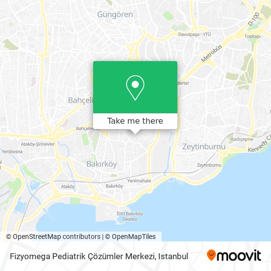 Fizyomega Pediatrik Çözümler Merkezi map