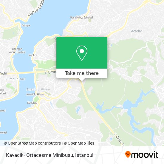 Kavacik- Ortacesme Minibusu map