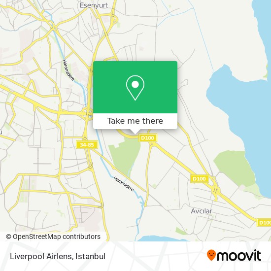 Liverpool Airlens map
