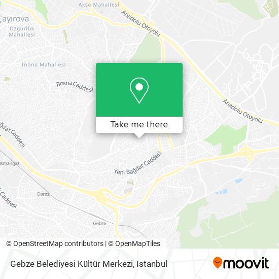 Gebze Belediyesi Kültür Merkezi map