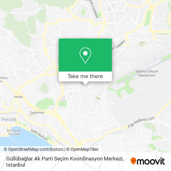 Güllübağlar Ak Parti Seçim Koordinasyon Merkezi map