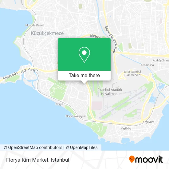 Florya Kim Market map