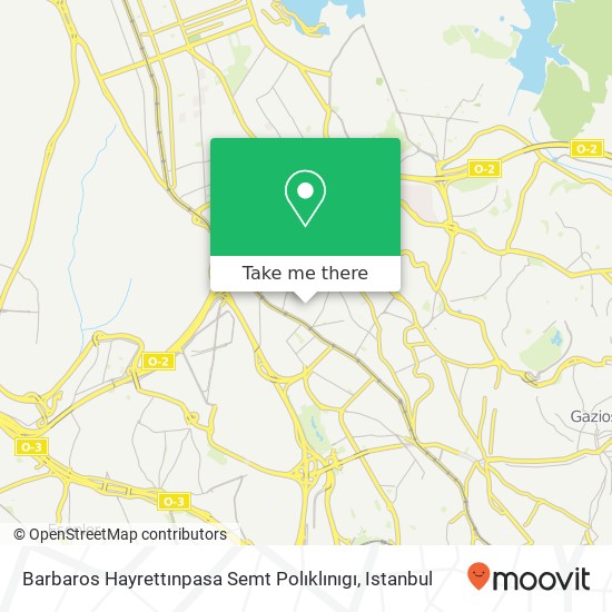 Barbaros Hayrettınpasa Semt Polıklınıgı map