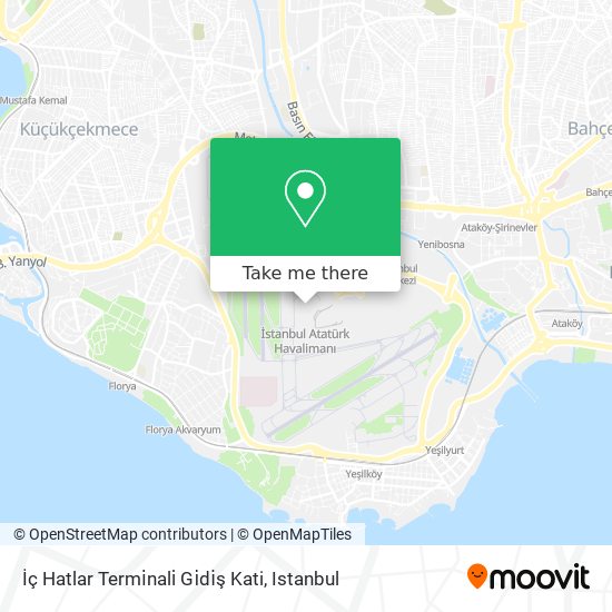 İç Hatlar Termi̇nali̇ Gi̇di̇ş Kati map