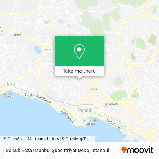 Selçuk Ecza İstanbul Şube İtriyat Depo map