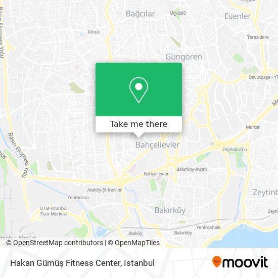 Hakan Gümüş Fitness Center map