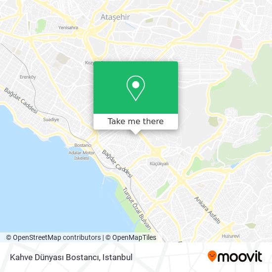 Kahve Dünyası Bostancı map
