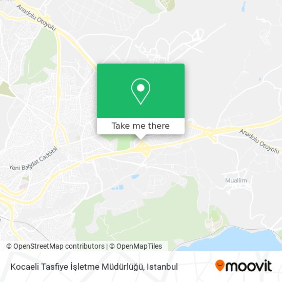 Kocaeli Tasfiye İşletme Müdürlüğü map