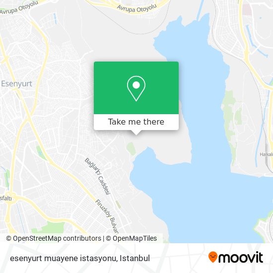 esenyurt muayene istasyonu map