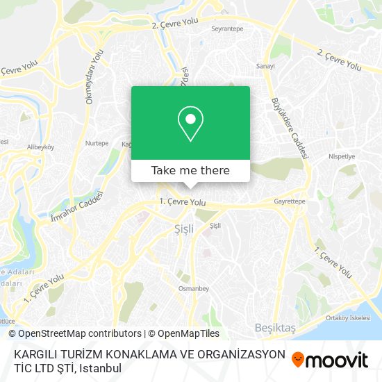 KARGILI TURİZM KONAKLAMA VE ORGANİZASYON TİC LTD ŞTİ map