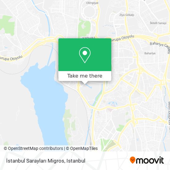 İstanbul Sarayları Migros map