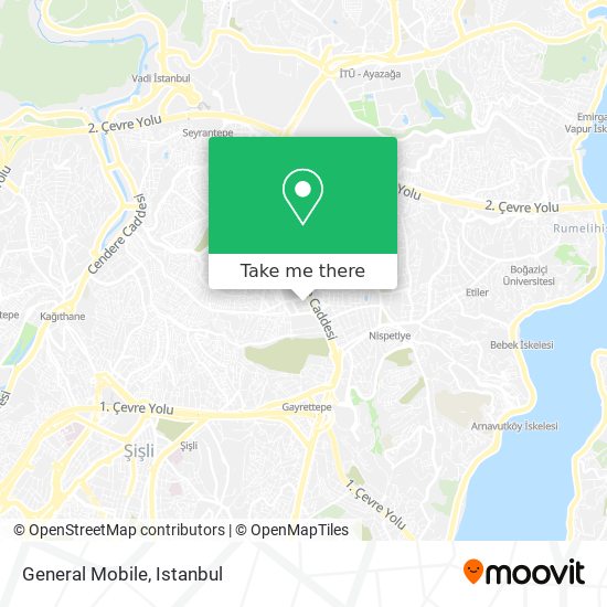 General Mobile map