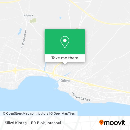 Silivri Kiptaş 1 B9 Blok map