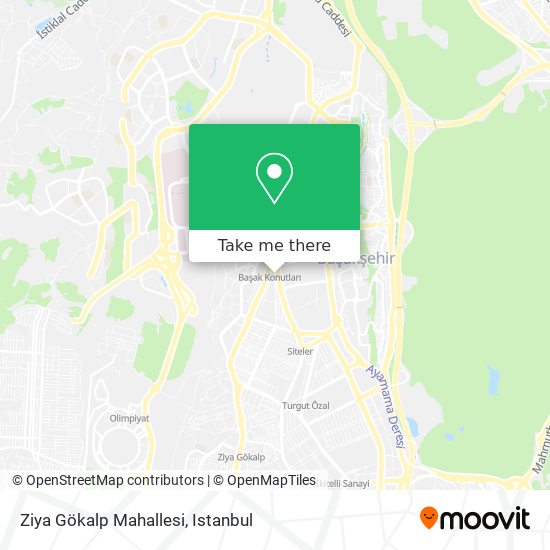 Ziya Gökalp Mahallesi map