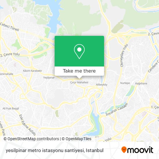 yesilpinar metro istasyonu santiyesi map