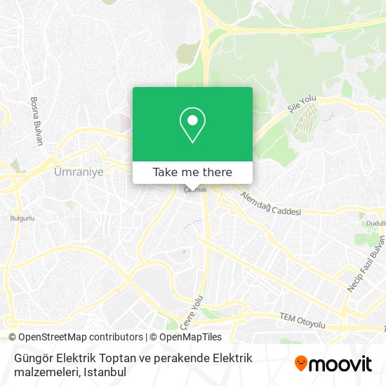 Güngör Elektrik Toptan ve perakende  Elektrik malzemeleri map