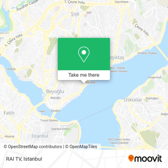 RAI TV map