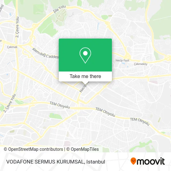 VODAFONE SERMUS KURUMSAL map