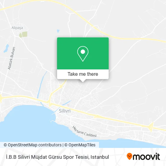 İ.B.B Silivri Müjdat Gürsu Spor Tesisi map