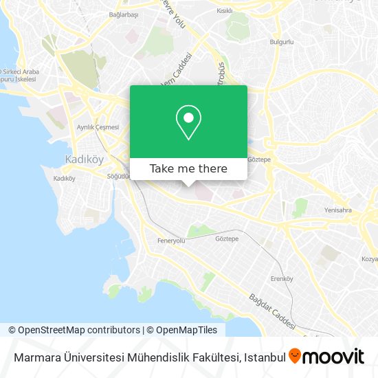 Marmara Üniversitesi Mühendislik Fakültesi map