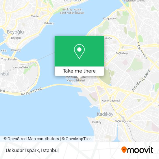 Üsküdar İspark map