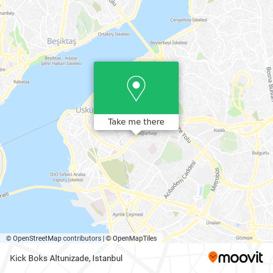 Kick Boks Altunizade map