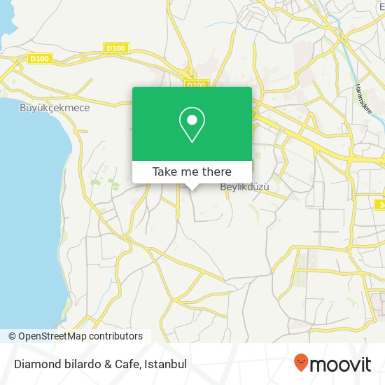 Diamond bilardo & Cafe map