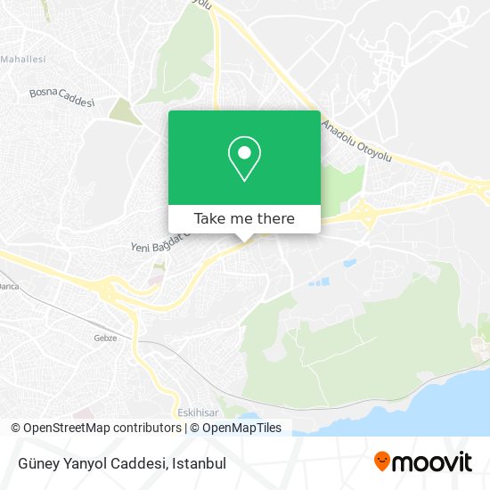 Güney Yanyol Caddesi map