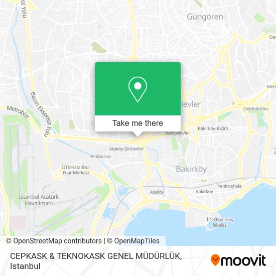 CEPKASK & TEKNOKASK GENEL MÜDÜRLÜK map