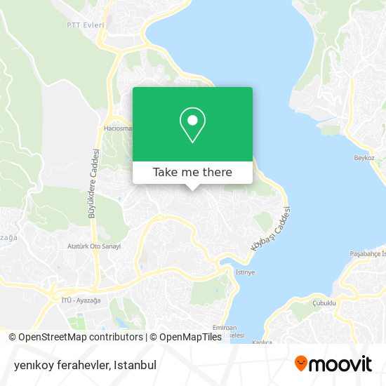 yenıkoy ferahevler map